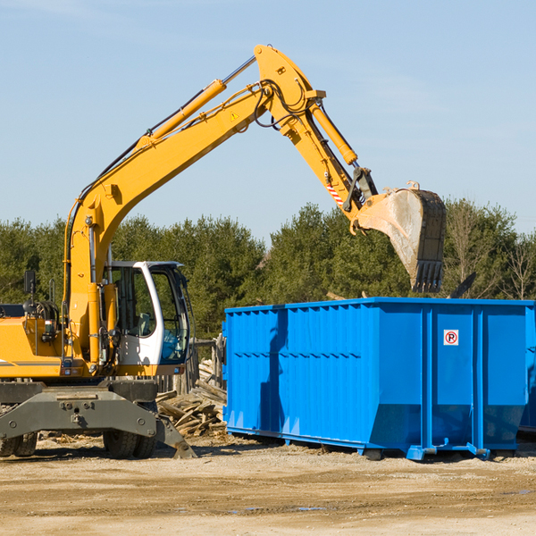 what size residential dumpster rentals are available in Pine City New York